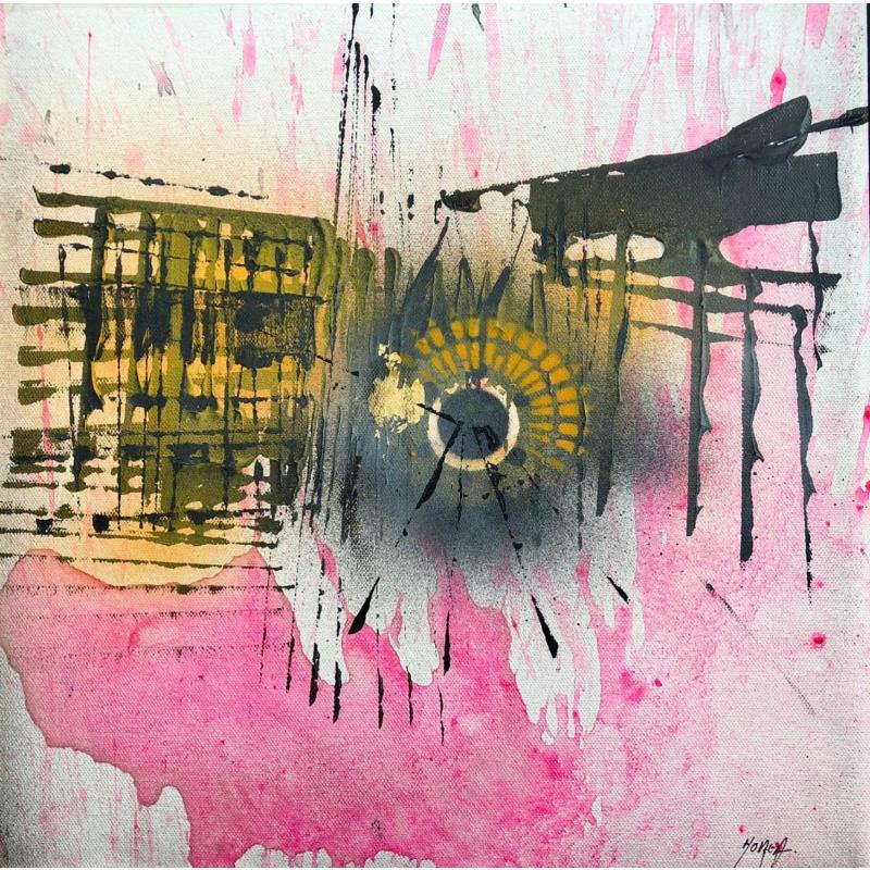 Painting Pinky Gold - Cathédrale de Strasbourg by Horea | Painting Figurative Oil