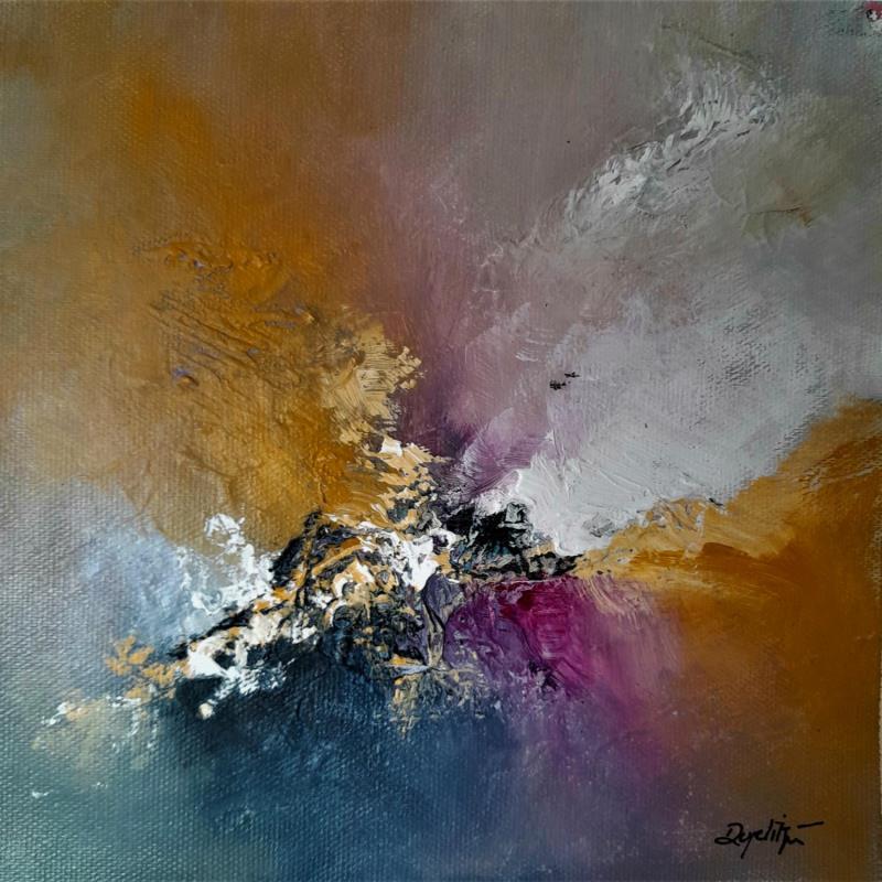 Pintura Entre deux por Dupetitpré Roselyne | Pintura Abstracto Minimalista Acrílico