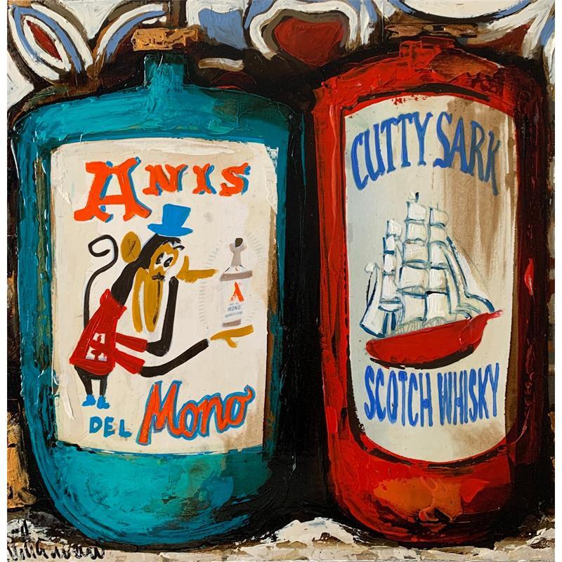 Painting Cutty Sark by Villanueva Puigdelliura Natalia | Painting Figurative Oil