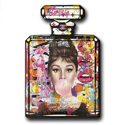 Peinture Audrey number five par Novarino Fabien | Tableau Pop-art Icones Pop