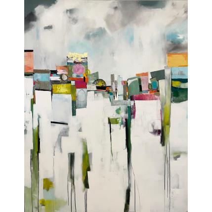 Painting Liberté by Lau Blou | Painting Abstract Landscapes, Minimalist