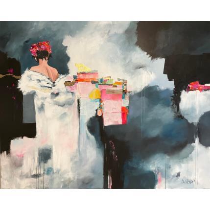 Peinture Le destin de Julia par Lau Blou | Tableau Abstrait Portraits