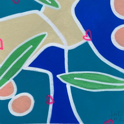 Peinture Lemons are blue par JuLIaN | Tableau Figuratif Acrylique, Aquarelle Icones Pop