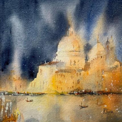 Painting Venice by Khomyakova Liliya | Painting Naive art Watercolor Pop icons, Urban