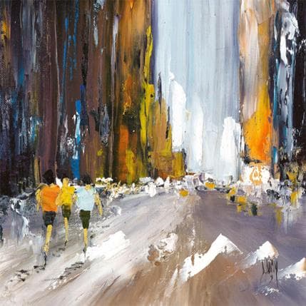 Peinture Sing, song, song par Dupin Dominique | Tableau Figuratif Huile Urbain