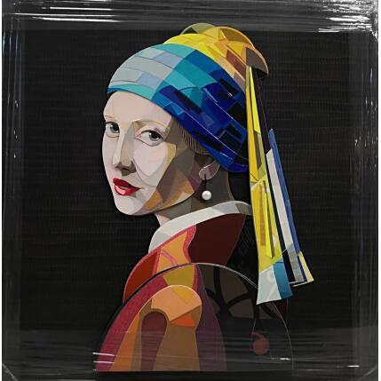 Painting La Joven de la Perla by Hernandez Abelardo | Painting Figurative Pop icons