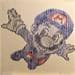 Painting L'odyssée Mario bros by Schroeder Virginie | Painting Pop-art Pop icons Acrylic