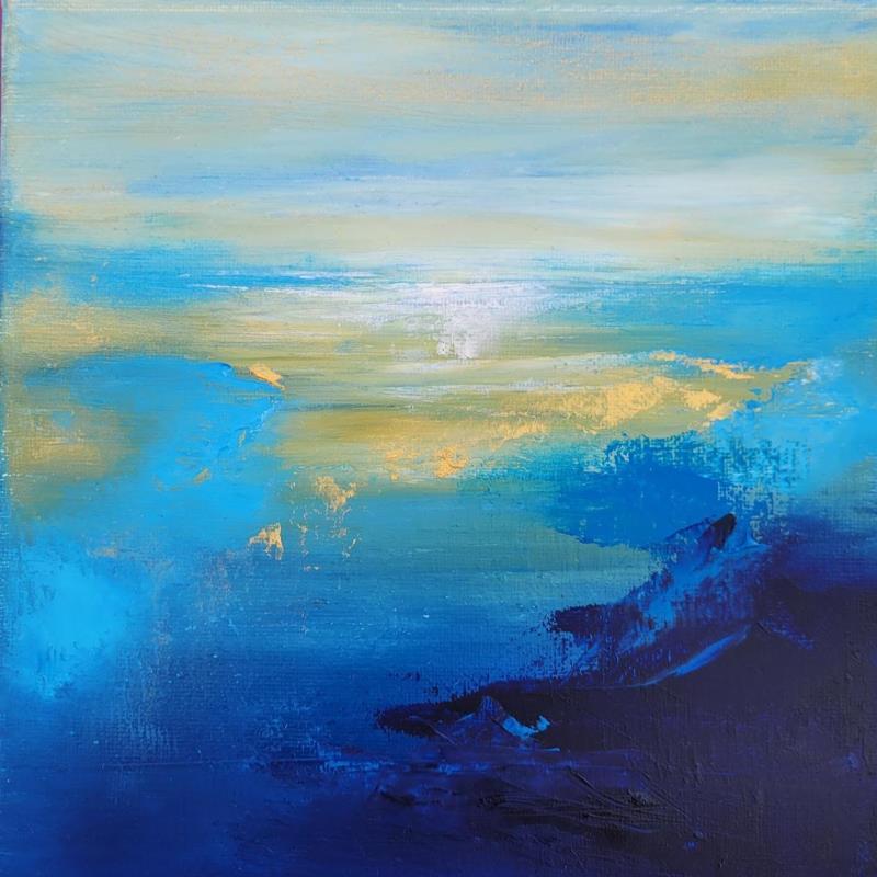 Painting A 2.11.22 by Chebrou de Lespinats Nadine | Painting Abstract Marine Oil