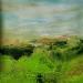 Peinture Paysage Vert par Chebrou de Lespinats Nadine | Tableau Abstrait Paysages Minimaliste Huile
