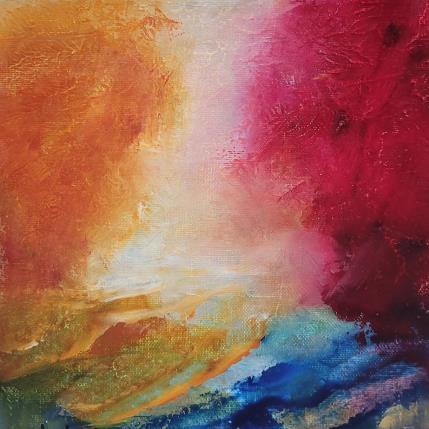 Pintura A 18.11.22 por Chebrou de Lespinats Nadine | Pintura Abstracto Aceite Iconos pop, Minimalista, Paisajes