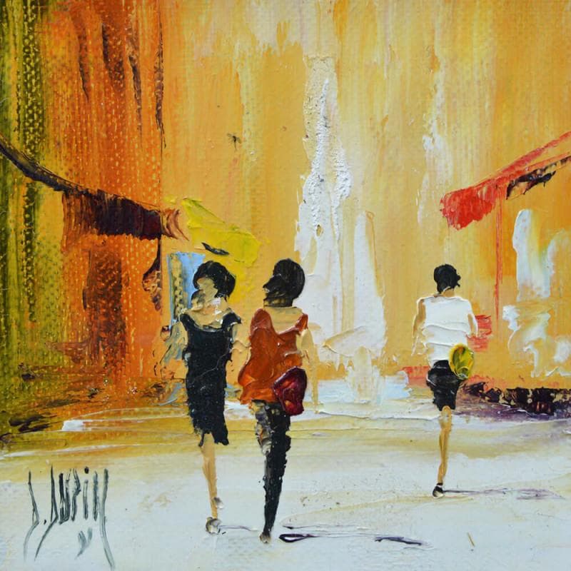 Painting Diaphaneité by Dupin Dominique | Painting Figurative Life style Oil