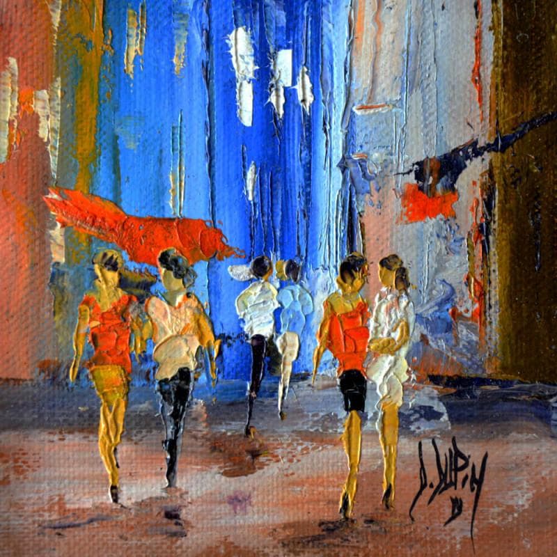 Gemälde Le reste du temps von Dupin Dominique | Gemälde Figurativ Alltagsszenen Öl