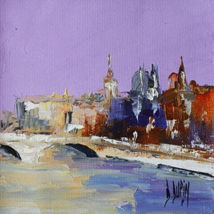 Painting Couleur fushia by Dupin Dominique | Painting Figurative Oil Urban