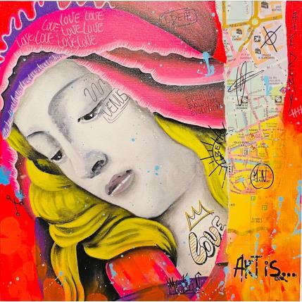 Peinture Love par Molla Nathalie  | Tableau Pop-art Icones Pop