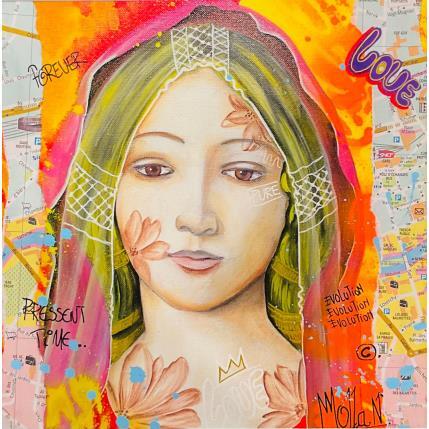 Peinture Instant Present par Molla Nathalie  | Tableau Pop-art Icones Pop