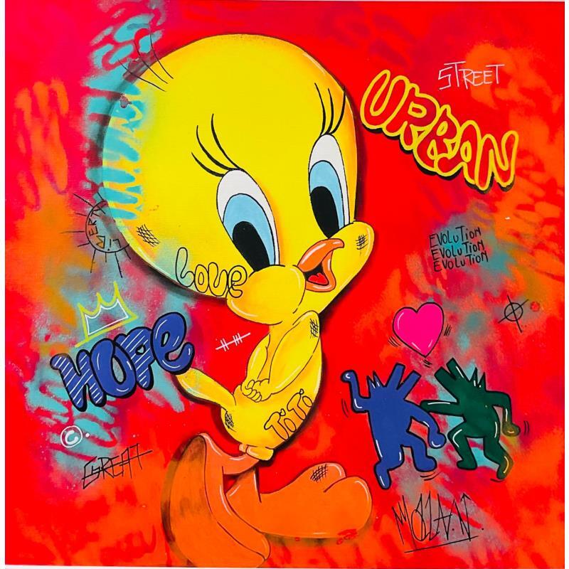 Painting Titi by Molla Nathalie  | Painting Pop-art Pop icons