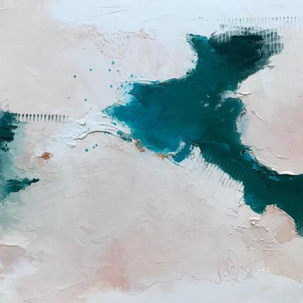 Peinture Il est nécessaire de rêver par Dumontier Nathalie | Tableau Abstrait Huile minimaliste