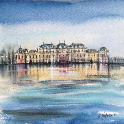 Pintura Belvedere por Hoffmann Elisabeth | Pintura Figurativo Acuarela Urbano