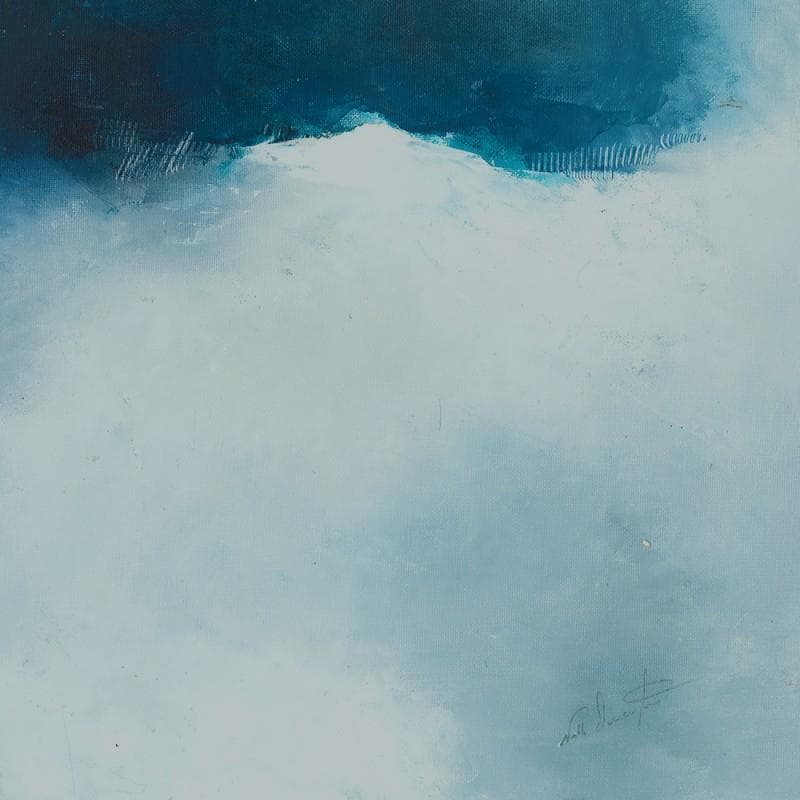 Gemälde La joie me gagne von Dumontier Nathalie | Gemälde Abstrakt Minimalistisch Öl