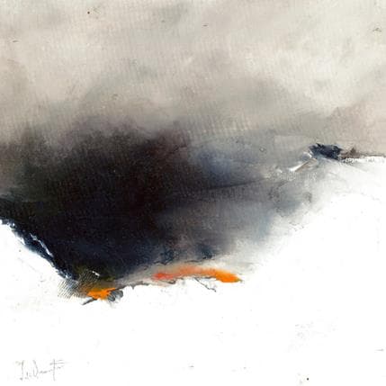 Peinture Où vont les belles âmes par Dumontier Nathalie | Tableau Abstrait Huile minimaliste