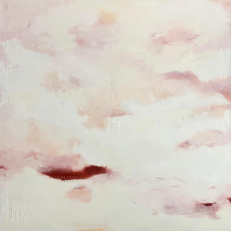 Peinture Un si joli voyage par Dumontier Nathalie | Tableau Abstrait Minimaliste Huile