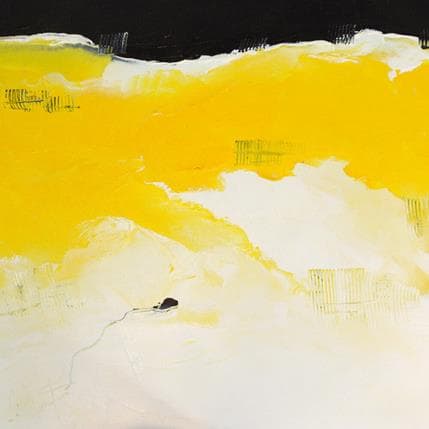 Painting L'émotion est grande by Dumontier Nathalie | Painting Abstract Oil Minimalist