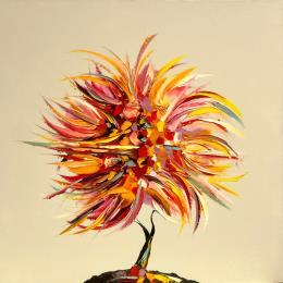 Peinture L'étoile amoureuse par Fonteyne David | Tableau Figuratif Acrylique, Huile Natures mortes