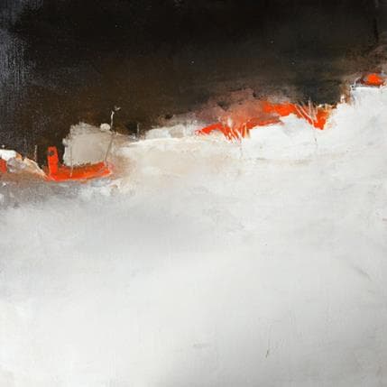 Peinture Un temps pour tout par Dumontier Nathalie | Tableau Abstrait Huile minimaliste