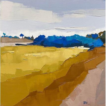 Peinture Les aubépines par PAPAIL | Tableau Figuratif Huile