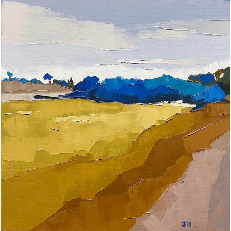 Peinture Les aubépines par PAPAIL | Tableau Figuratif Huile