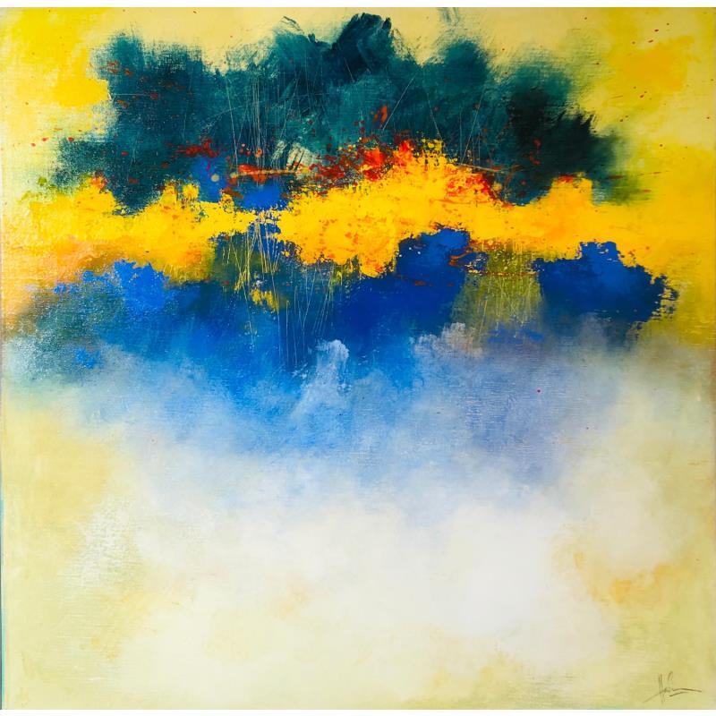 Peinture Abstraction #9214 par Hévin Christian | Tableau Abstrait Paysages Minimaliste