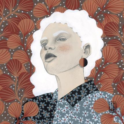 Peinture Thando par Alie Loizel | Tableau Art naïf Acrylique Portraits