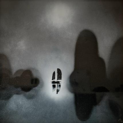 Peinture Hongaï par Rey Julien | Tableau Figuratif Acrylique Marine, Paysages