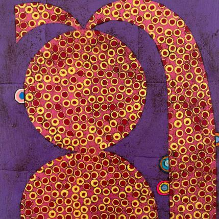 Painting Pelos 12 by Ortiz Gustavo | Painting Raw art Gluing