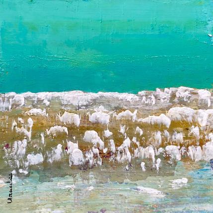 Painting D407 by Moracchini Laurence | Painting Abstract Acrylic Landscapes, Marine, Minimalist, Pop icons