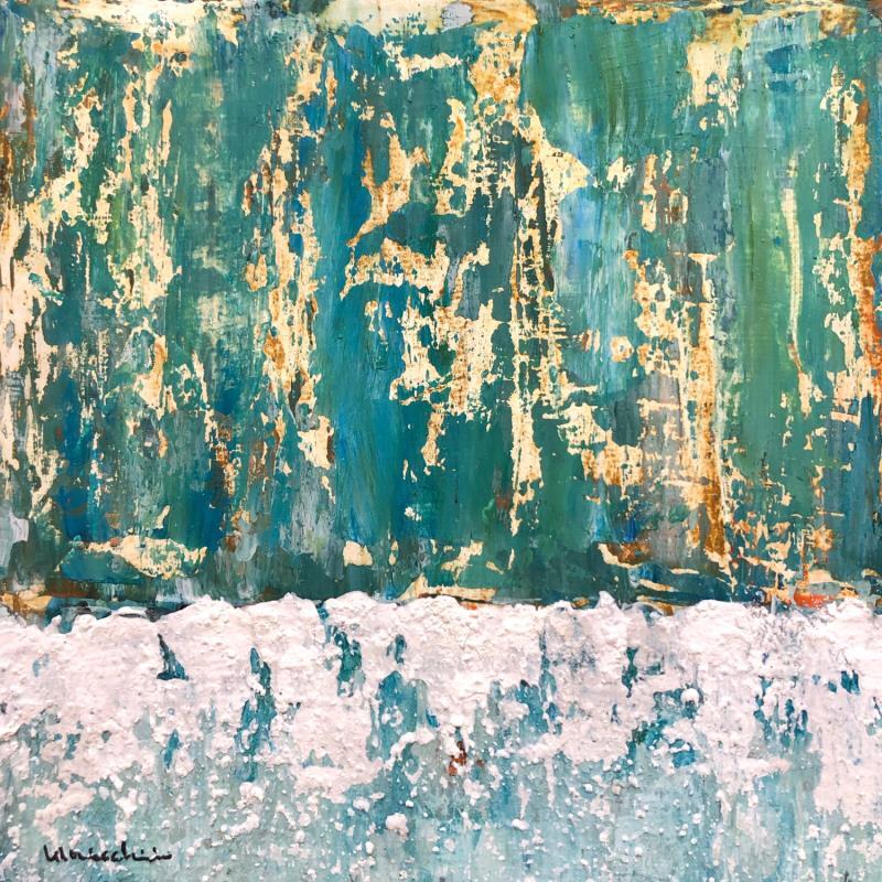 Gemälde D410 von Moracchini Laurence | Gemälde Abstrakt Landschaften Acryl