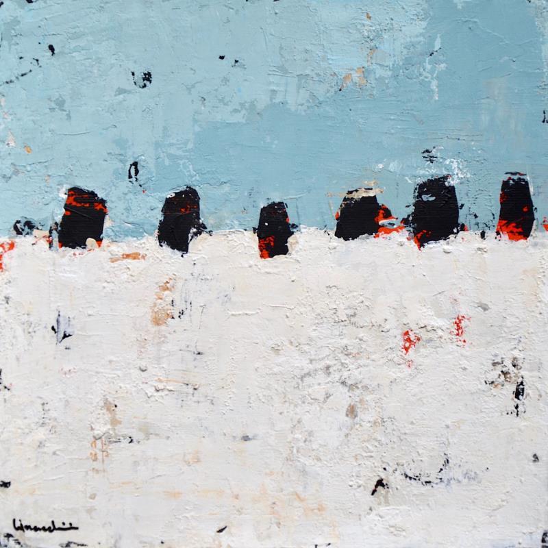 Painting V445 by Moracchini Laurence | Painting Abstract Landscapes Acrylic