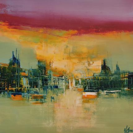 Painting ST42 by Héraud Alain | Painting Figurative Oil Landscapes, Marine, Nature