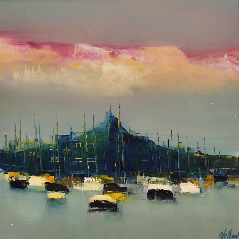 Painting ST45 by Héraud Alain | Painting Figurative Landscapes Marine Nature Oil