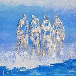 Pintura Ambiance iodée por Escolier Odile | Pintura Figurativo Acrílico Paisajes