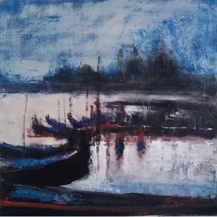 Pintura Matin à Venise por Fernando | Pintura Figurativo Aceite Urbano