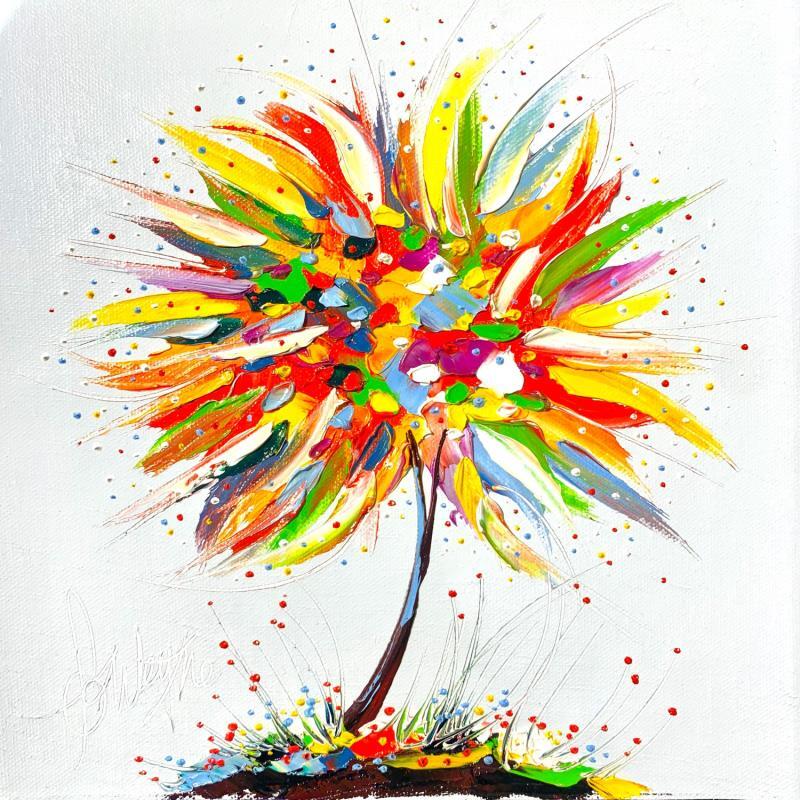 Peinture Charmante Nature par Fonteyne David | Tableau Figuratif Huile Acrylique