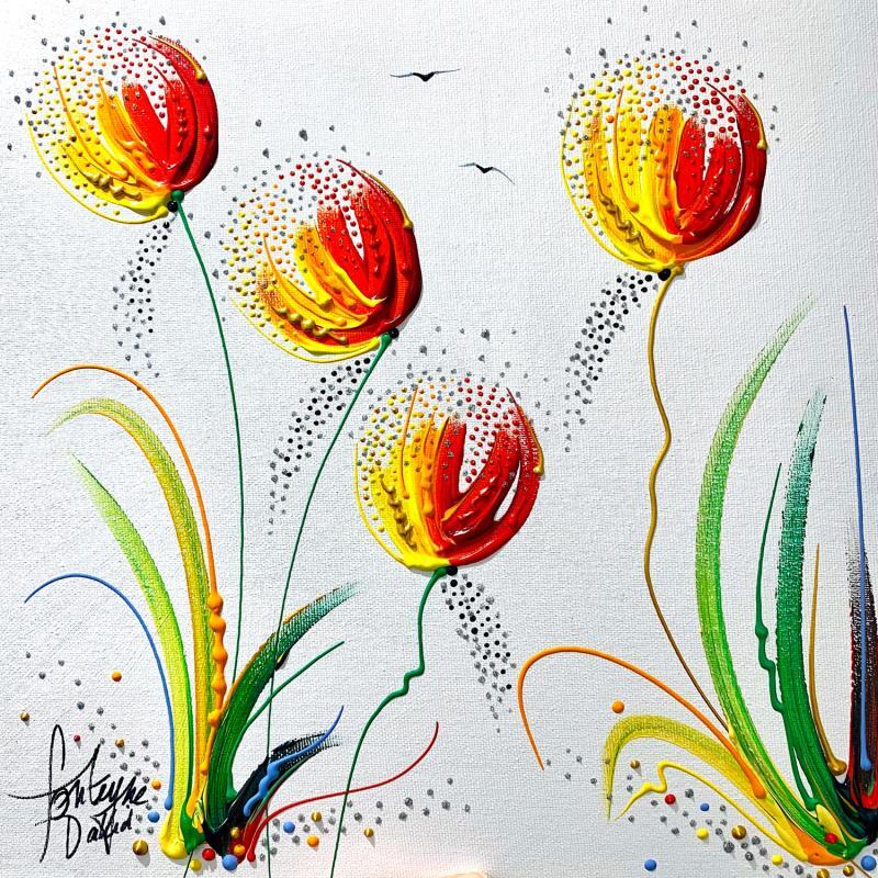 Peinture Le Parfum de l'amour par Fonteyne David | Tableau Figuratif Huile Acrylique