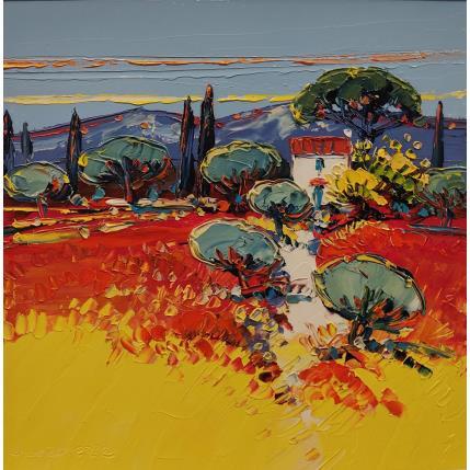 Peinture Le coup de coeur par Corbière Liisa | Tableau Figuratif Huile Nature, Paysages