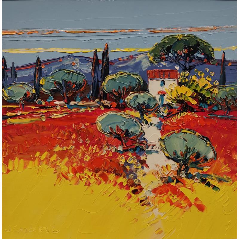 Peinture Le coup de coeur par Corbière Liisa | Tableau Figuratif Paysages Nature Huile