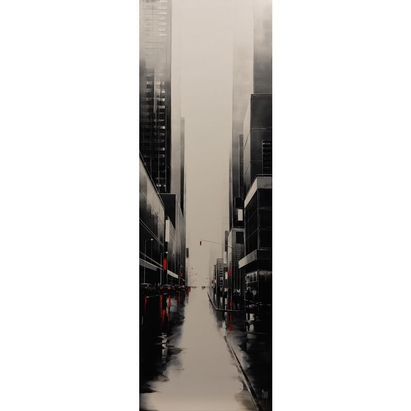 Peinture Diffusion urbaine par Galloro Maurizio | Tableau Figuratif Huile Urbain