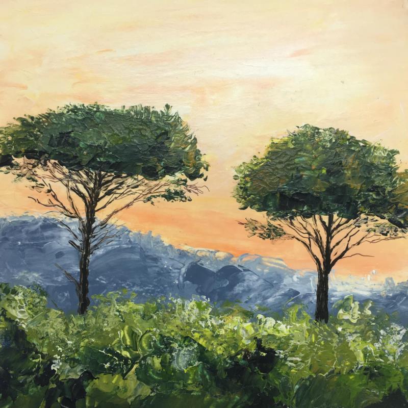 Painting Au-dessus des autres by Rey Ewa | Painting Acrylic