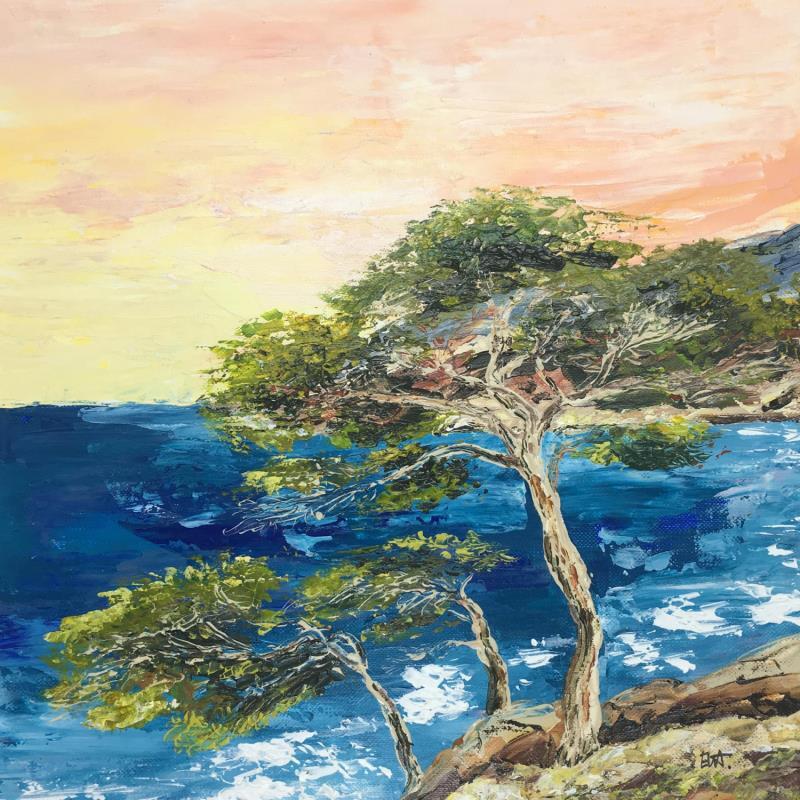 Pintura Façonnés par le vent por Rey Ewa | Pintura Figurativo Paisajes Acrílico