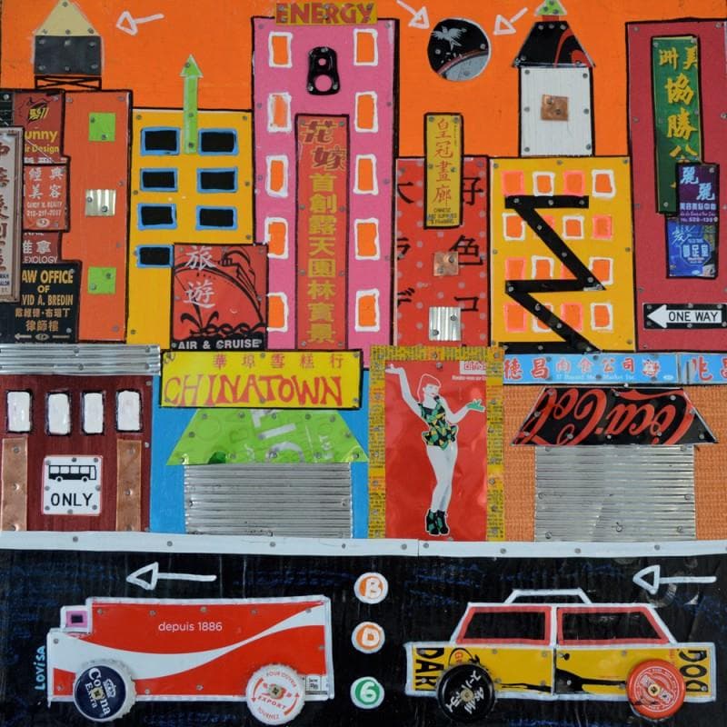 Pintura Chinese Girl por Lovisa | Pintura Pop art Urbano