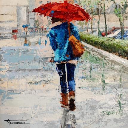 Painting Tarde lluviosa by Escobar Francesca | Painting Figurative Acrylic, Wood Life style